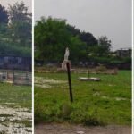 Gaya Gandhi Statue: गांधी जयंती पर जलजमाव के बीच खड़ी रही बापू की प्रतिमा
