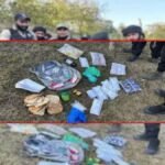 Budgam के Palmaidan में Hashim Moosa encounter site के पास बरामद बैग