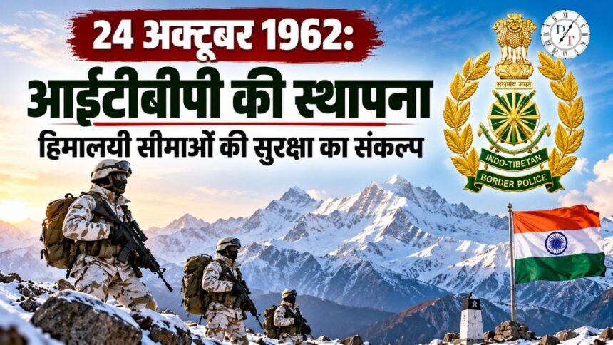 आईटीबीपी की स्थापना: 24 अक्टूबर 1962