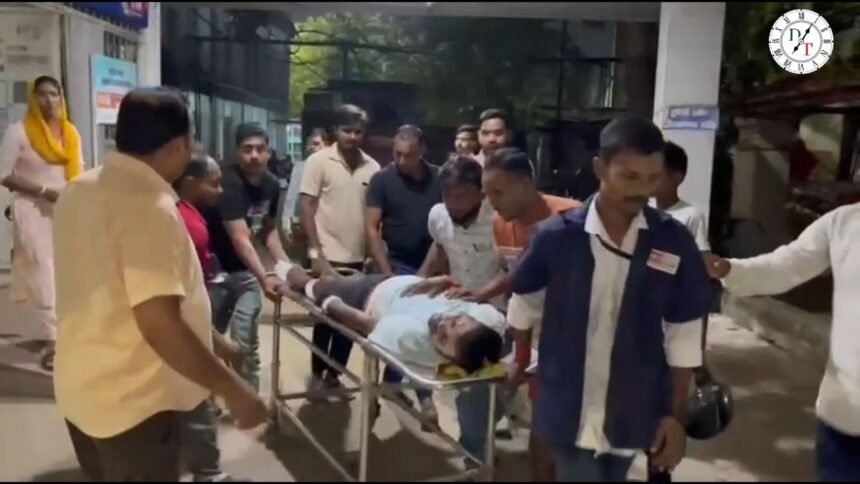 जमुई में एडीएम की गाड़ी से बाइक की टक्कर
