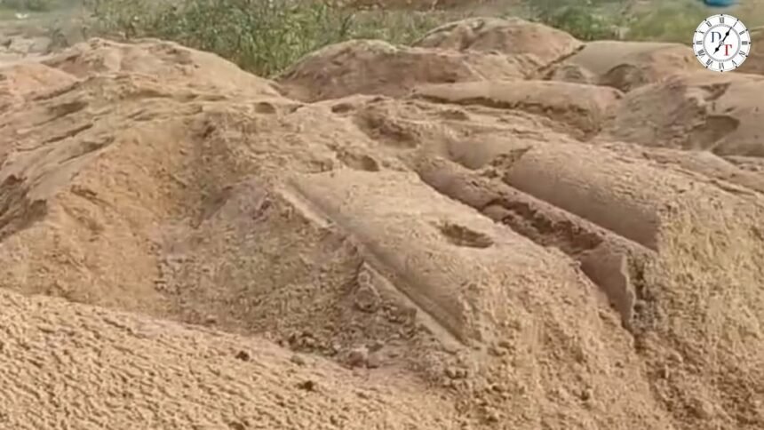 Jamui Illegal Sand Mining Indpe Ghat Sand Seized
