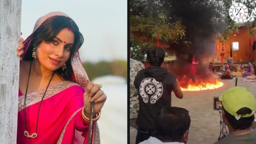 शूटिंग सेट पर हादसे से बाल-बाल बचीं Sanjana Pandey