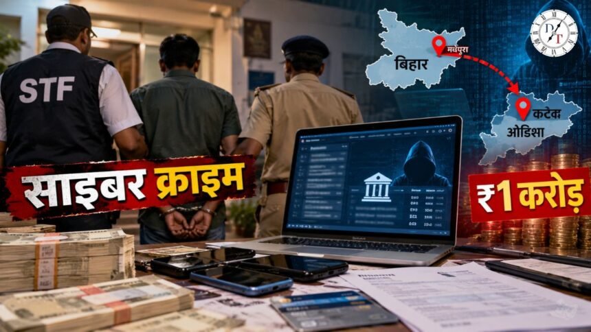 कटक साइबर क्राइम केस में मधेपुरा से प्रभु साह गिरफ्तार