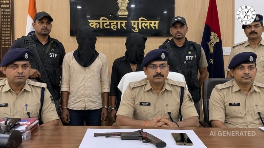 Katihar बरारी में दो आरोपी गिरफ्तार