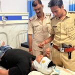 Lakhisarai में पुलिस गश्ती वाहन हादसा