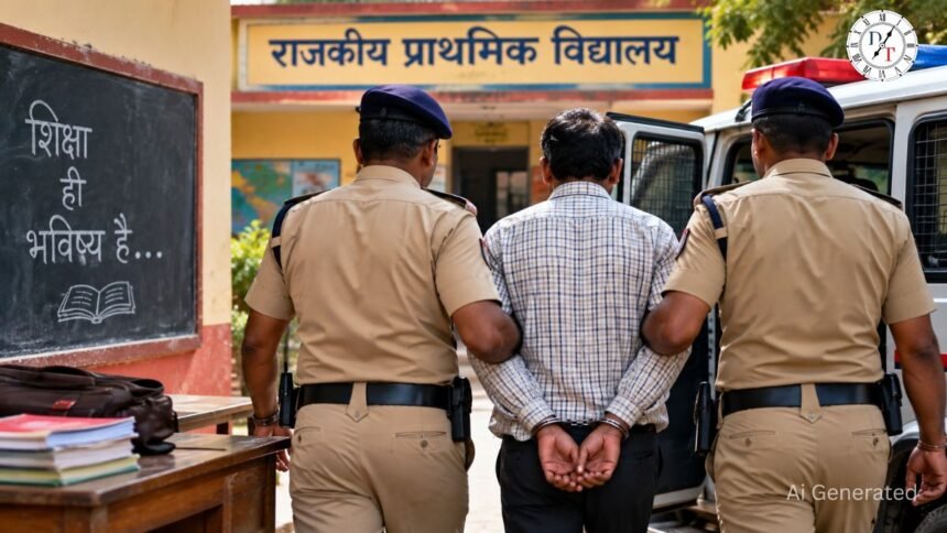 Lakhisarai में नाबालिग छात्र के मामले में शिक्षक गिरफ्तार
