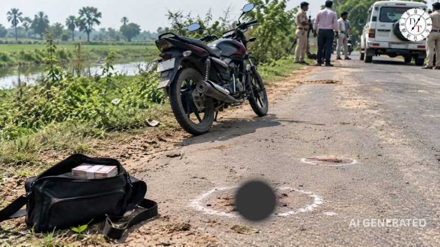 मधेपुरा में फाइनेंस कर्मी से लूट और गोलीबारी की घटना
