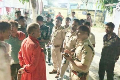 नबीनगर में राख लदे हाइवा ने किसान को कुचला
