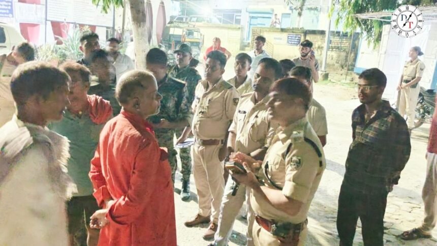 नबीनगर में राख लदे हाइवा ने किसान को कुचला
