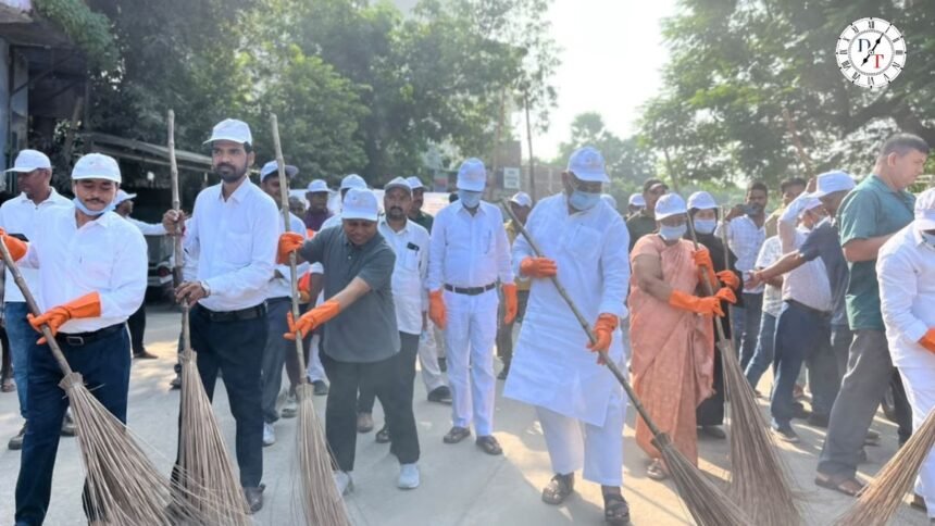 Nalanda News: श्रमदान से दिया स्वच्छ बिहारशरीफ का संदेश