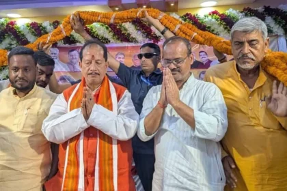 नालंदा में एमएलसी चुनाव को लेकर भाजपा की बैठक, विजय सिन्हा ने विपक्ष पर साधा निशाना