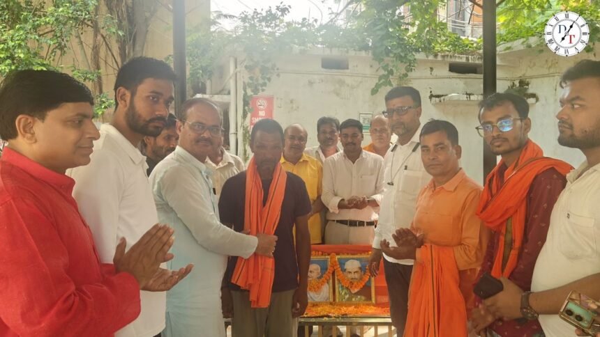 Nalanda News: गांधी-शास्त्री जयंती पर भाजपा ने दी श्रद्धांजलि