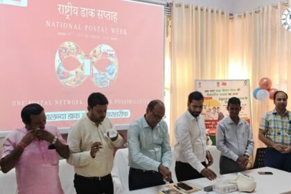 Nalanda, सिलाव में राष्ट्रीय डाक सप्ताह के दौरान डाक चौपाल और आधार सेवा का आयोजन