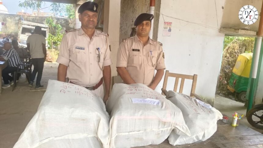 नोखा में 44 किलो गांजा के साथ दो तस्कर गिरफ्तार