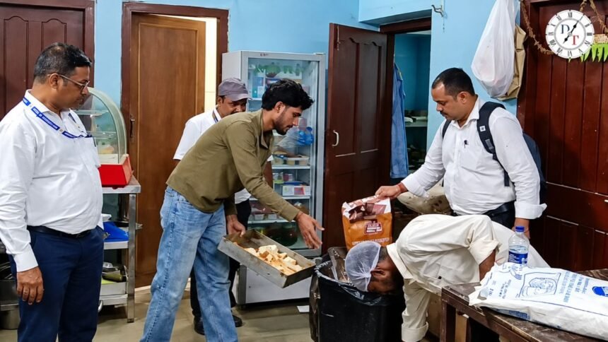 पटना में बेकरी पर खाद्य विभाग की कार्रवाई