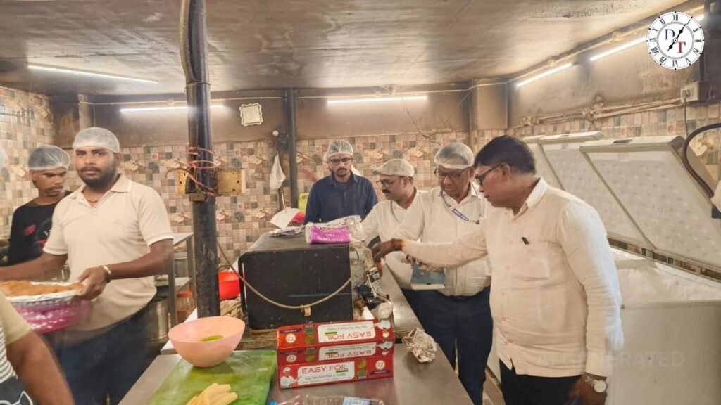 पटना के होटल-रेस्तरां में गड़बड़ी: एक फ्रिज में वेज-नॉनवेज, खाद्य सामग्री जब्त