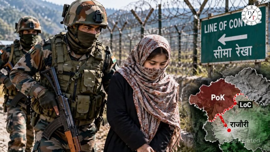 PoK की 17 वर्षीय लड़की के LoC पार कर राजौरी पहुंचने का मामला