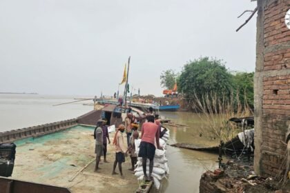 Bhagalpur Raghopur Ganga Erosion 14 Number Road