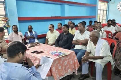 रहुई में दुर्गा पूजा को लेकर शांति समिति की बैठक