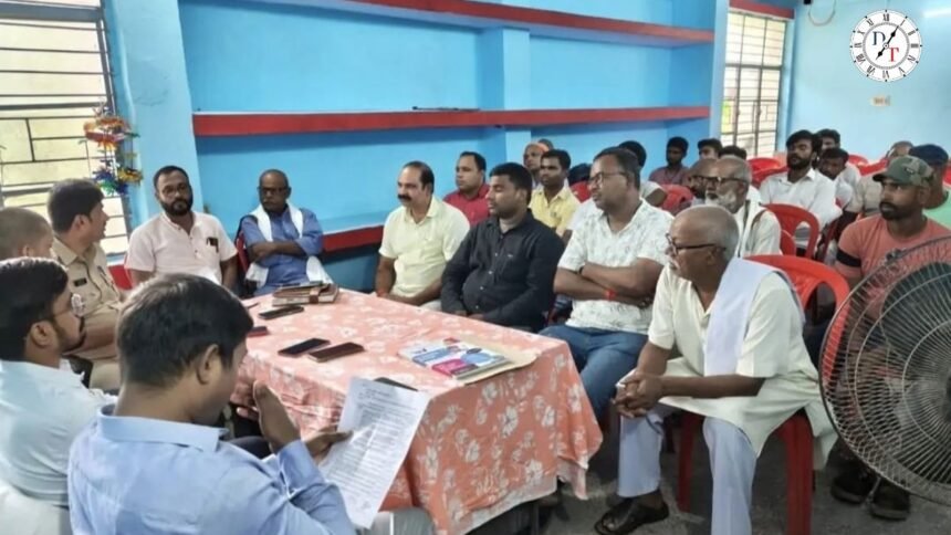 रहुई में दुर्गा पूजा को लेकर शांति समिति की बैठक