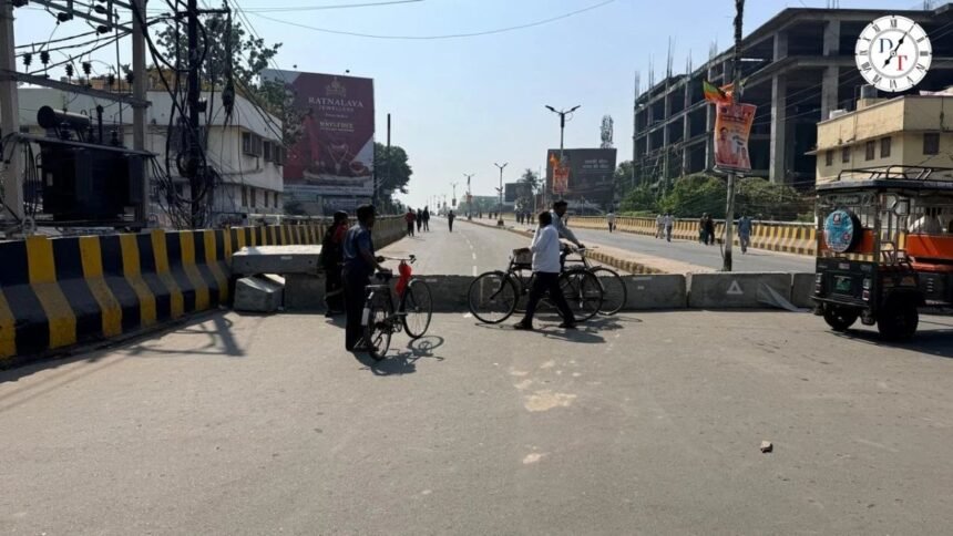 राजेंद्रनगर फ्लाईओवर बंद, 5 नवंबर तक बढ़ेगी परेशानी