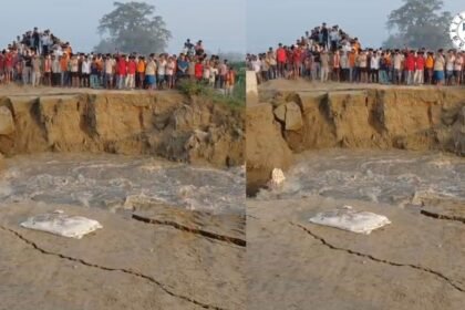 Saran Flood: मकेर के बाद पानापुर में भी टूटा तटबंध