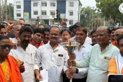 Nalanda: बिहार शरीफ में नवनिर्मित सेवा ज्योति चौक का लोकार्पण