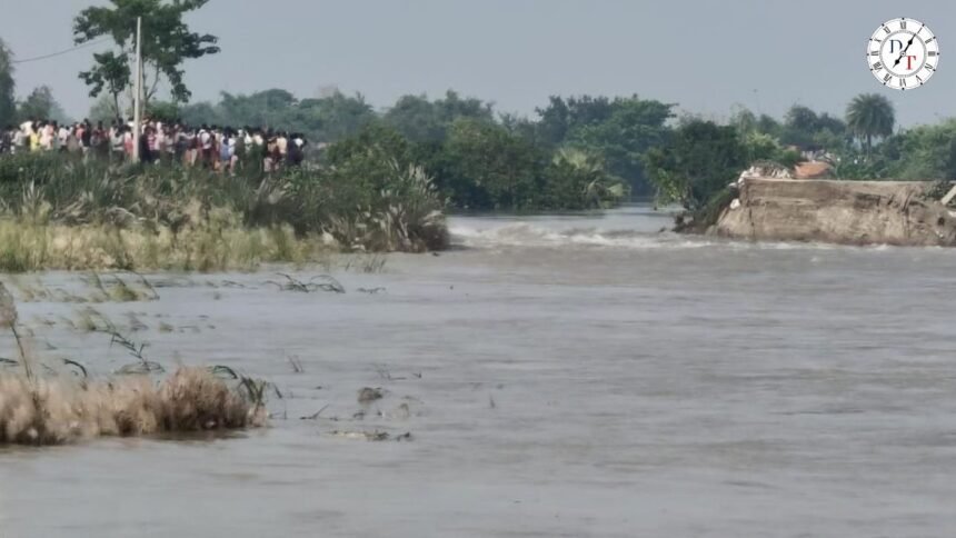 Shitalpur Embankment Breach: शीतलपुर तटबंध टूटने पर 3 इंजीनियर हटाए गए