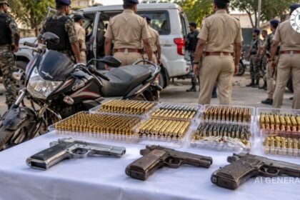 सीतामढ़ी पुलिस कार्रवाई में 772 कारतूस बरामद