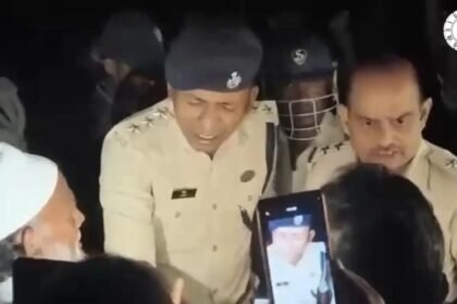 सिवान - लोगों से बात करते हैं महाराजगंज एसडीपीओ अमन