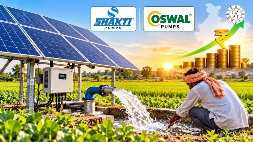 Solar Pump Market India: Shakti Pumps और Oswal Pumps