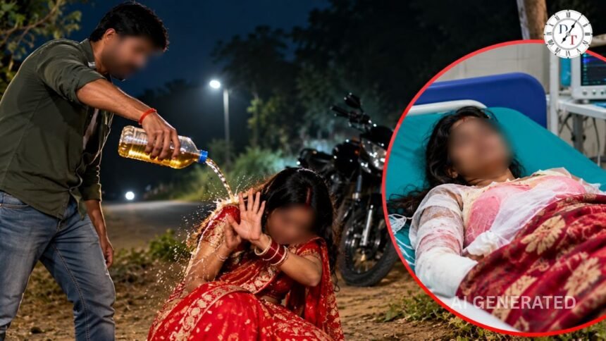 सुपौल में नवविवाहिता को पेट्रोल छिड़ककर जलाया