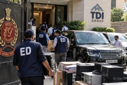 400 एकड़ जमीन मामले में TDI ग्रुप पर ED की कार्रवाई