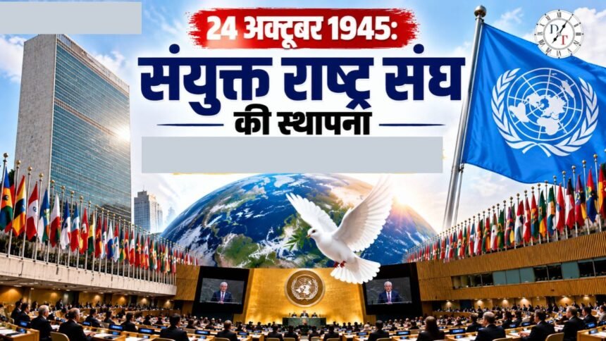 संयुक्त राष्ट्र संघ की स्थापना: 24 अक्टूबर 1945