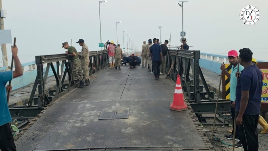 Vikramshila Setu: पहला बेली ब्रिज हटा, बाकी तीन को हटाने में लगेंगे 10 दिन